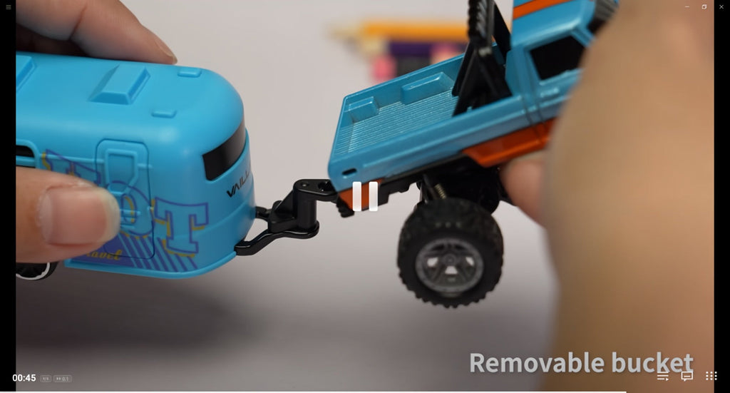 Mini Remote Control Pickup Truck with Detachable Trailer, Five Color Options and Spring Suspension — image 23