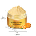 Vitamin C & Turmeric Clay Face Mask 5.29oz / 150g for Bath Time, Home Spa and Personal Care — image 11