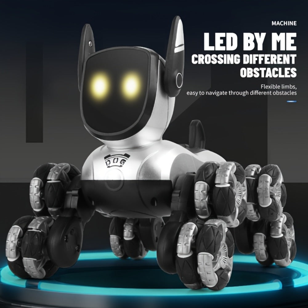 Robot Dog Toy for Kids, RC Smart Interactive Electronic Pet with Remote Control, Music & Action Show — image 4