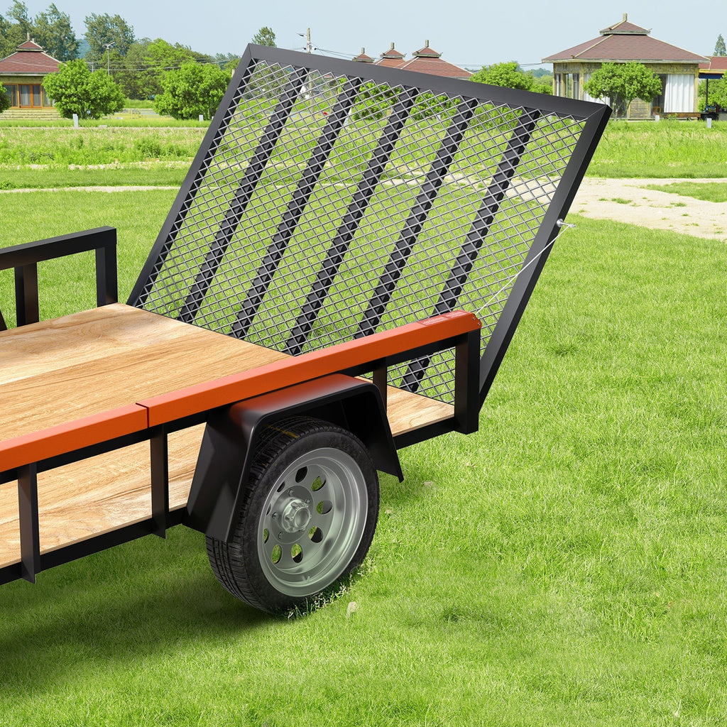 Trailer Tailgate Lift Assist – Max 180 lbs, Fits Open Utility Trailers, 10–24 Inch Side Rail, 4–6 ft Ramp Height — image 2