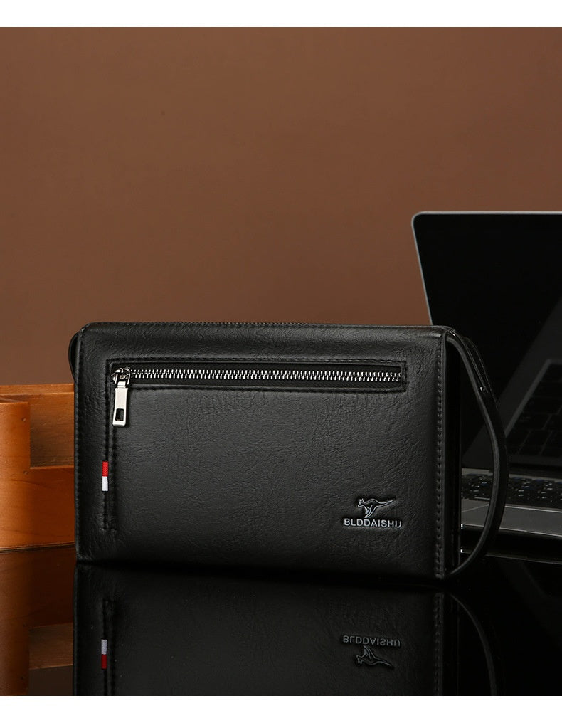 New Mens Wallet With A Combination Lock And Clutch Design
