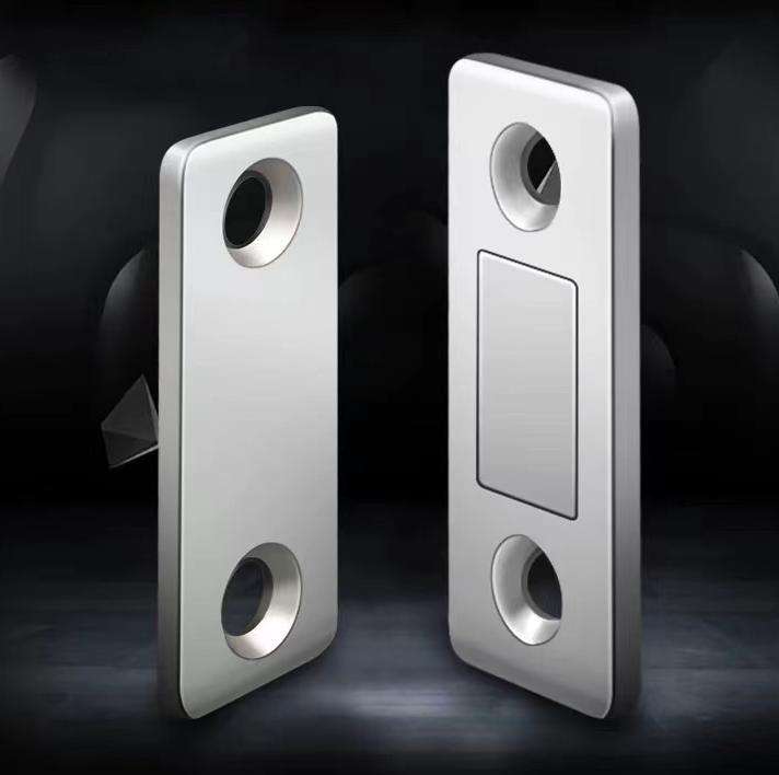 Punch Free Ultra-Thin Invisible Door Suction Sliding Door Wardrobe Door Magnetic Double Magnet Sliding Door Cabinet Strong Magnetic Absorption