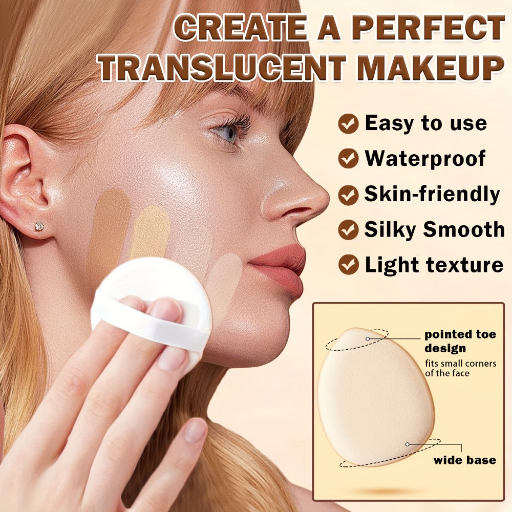 Full Coverage Liquid Foundation Airspray Kit Buildable Formula 6 Shades – Natural Beige Nude Porcelain Tan Medium Natural Sat