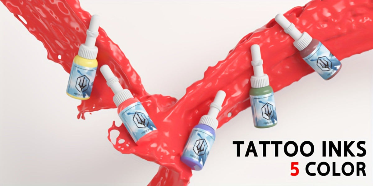 Wireless Tattoo Pen Kit Cordless Tattoo Gun with Power Supply 10 Cartridge Needles 6 Color Inks LCD Screen — image 18