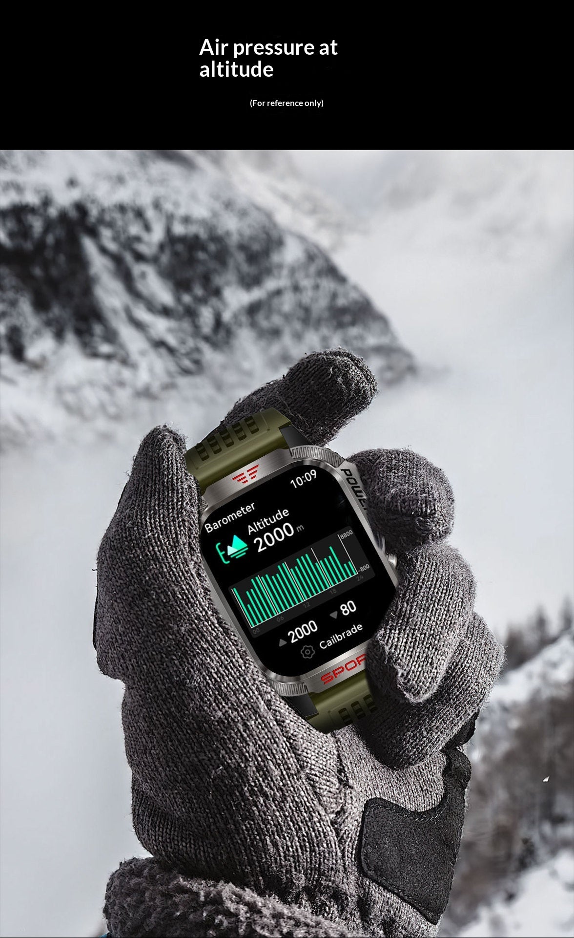 Smartwatch With Barometric Altitude Sports Features Bluetooth Calling