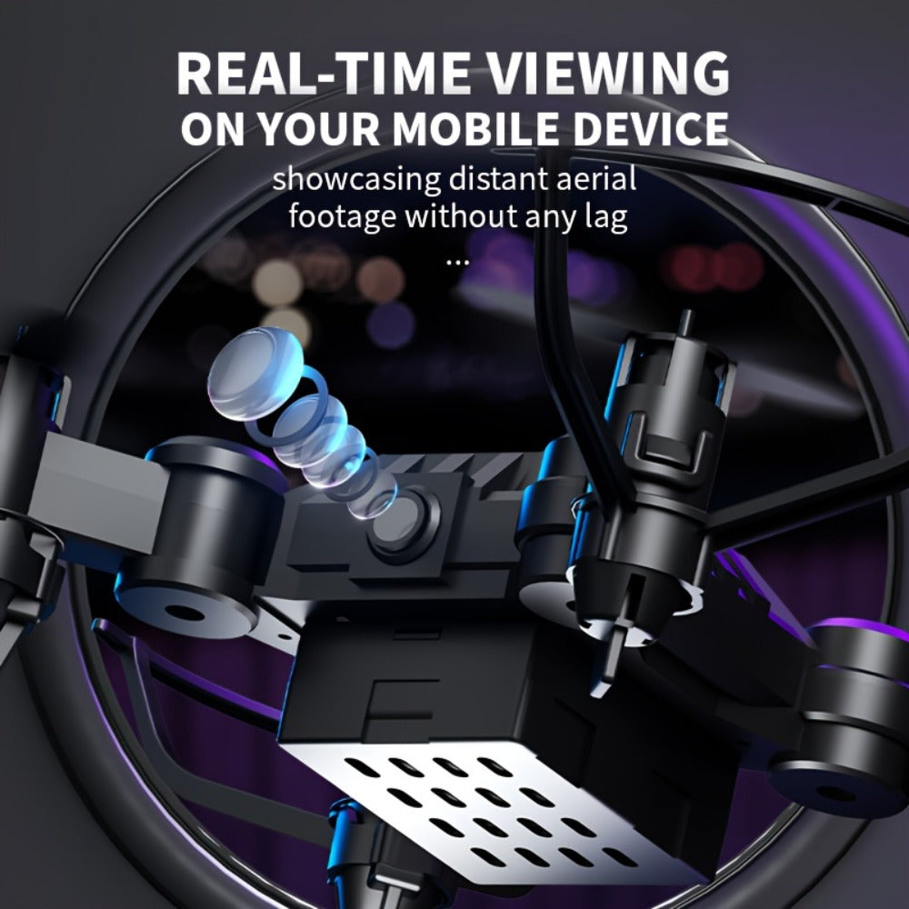 Watch-Controlled Mini RC Drone with Two Rechargeable Batteries in Blue, Green or Black for Indoor Flight — image 4