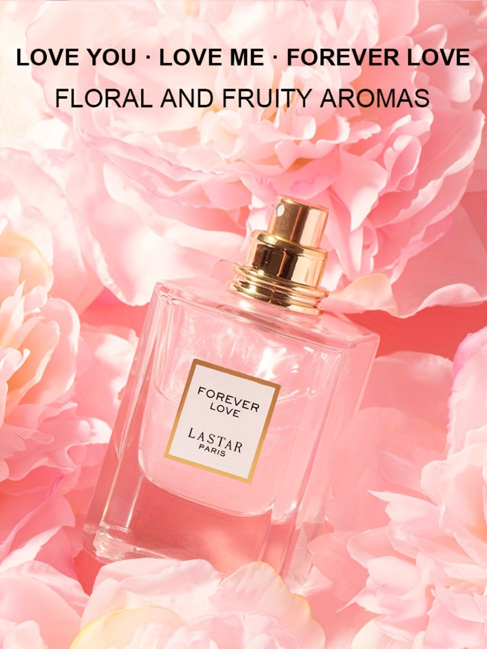 LASTAR Forever Love Shimmer Pink Eau de Parfum Spray, 55ml Bottle with Floral and Fruity Scent Profile — image 11