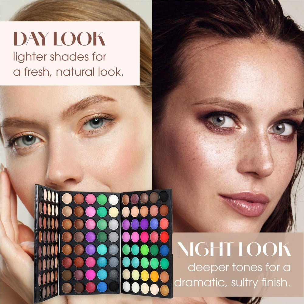 Eyeshadow Palette POPFEEL 120-Shade Folding Color Case with Matte-Shimmer Mix and Optional Six-Brush Bundle — image 8