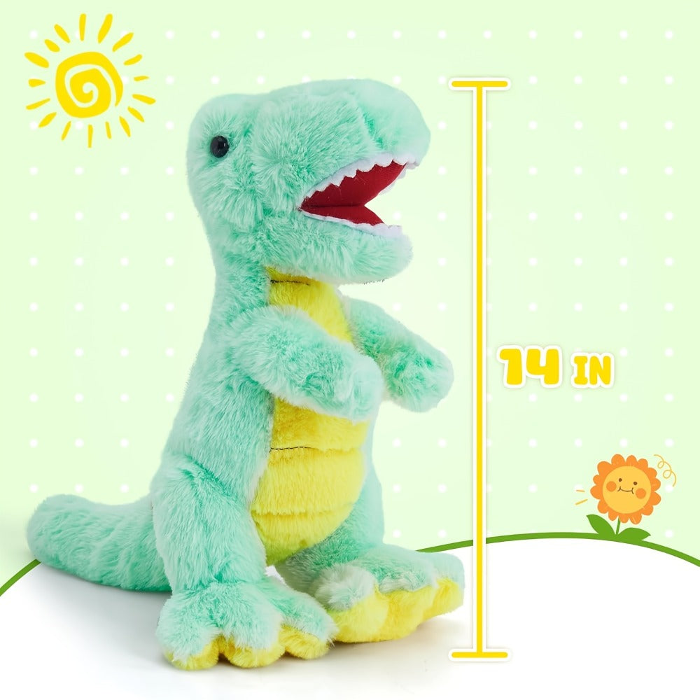 Plush Toy Light-Up Tyrannosaurus Rex with Music or No-Music choices Choices and Soft Fabric — image 3