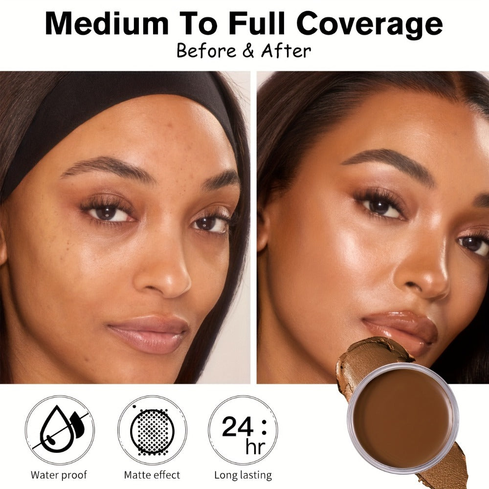 Velvet-Look Cream Foundation in 0.7 oz Round Jar with Six Shade Options from Light to Deep — image 7