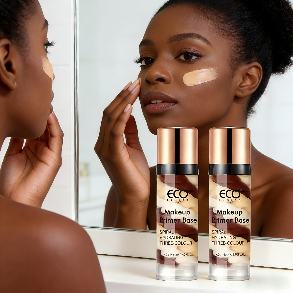 Face Primer 2-Pack with Squalane Pore Minimizer Even Skin Tone, Matte Satin Makeup Base Conceals Imperfections for All Skin T
