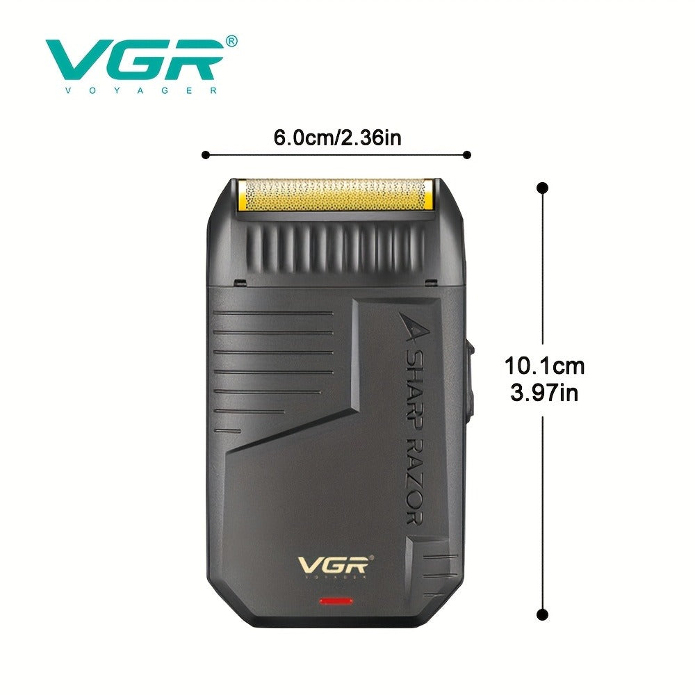 Electric Shaver VGR Cordless Foil Razor with USB Rechargeable Power in Black, Models V-363 or V-375 — image 5