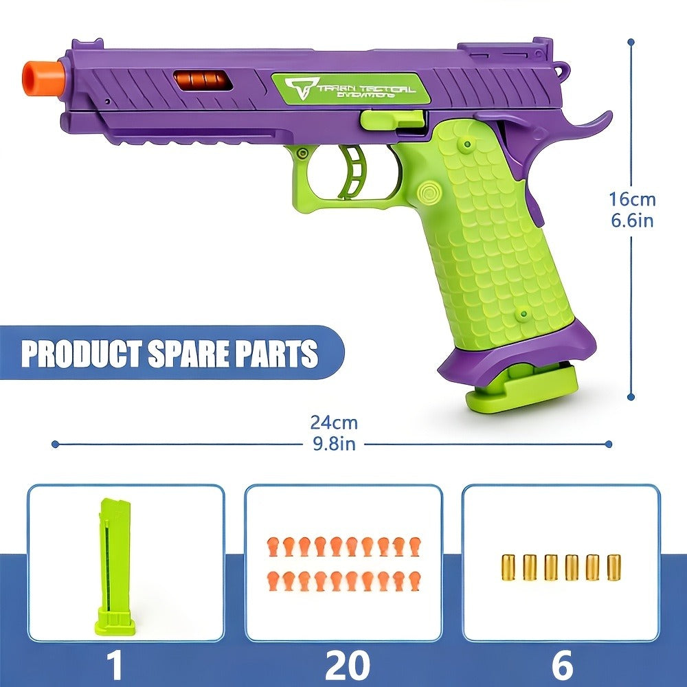 2011 Battle Master Semi-Auto Bullet Toy Gun with Shell Ejecting, 1 Magazine, 20 Simulation Bullets — image 4