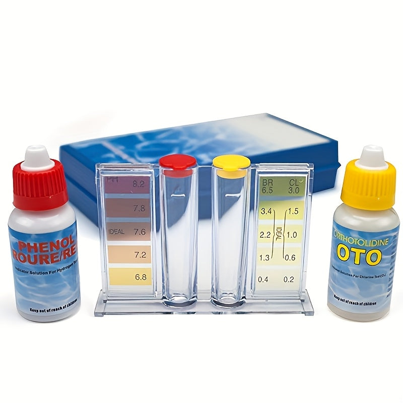 Pool Test Kit pH Reagent, Swimming Pool Spa Hot Tub Water Testing for Garden, Patio and Yard Use — image 4