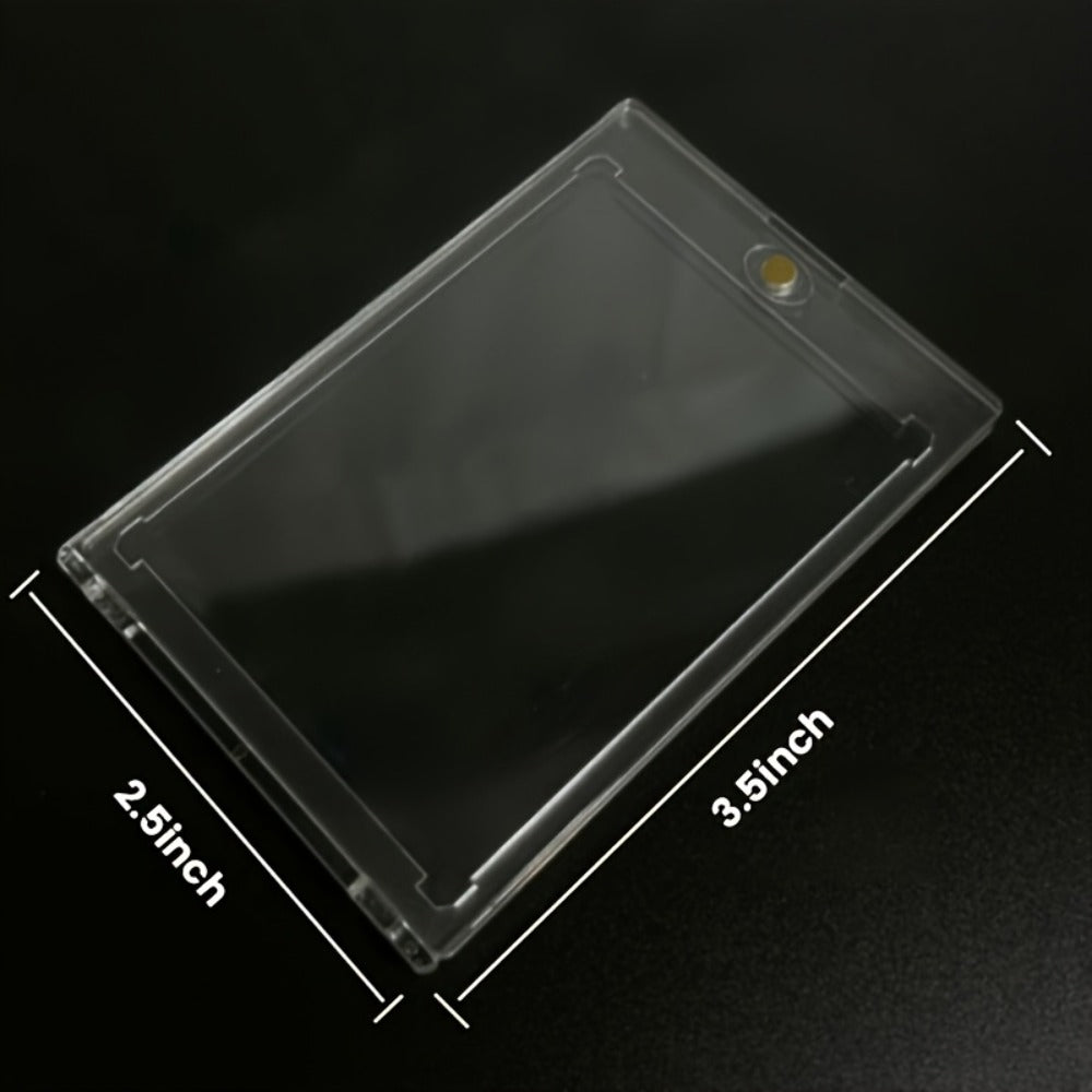 Magnetic Card Holders 35pt One-Touch Hard Case for Trading Cards – Sports Baseball Pokemon TCG Card Protector Sleeves Bulk Pa