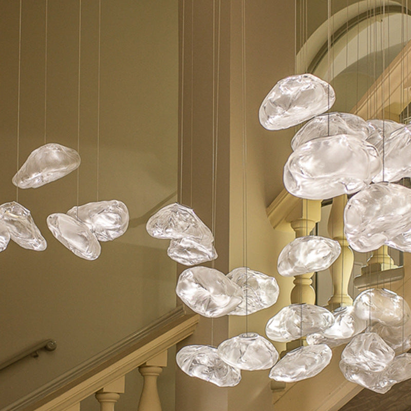 Postmodern Light Luxury Glass Decorative Chandelier