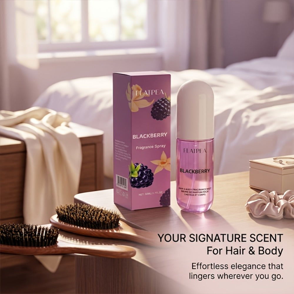 Eau de Toilette Vanilla Blackberry 50ml Body and Hair Fragrance Spray in Single or Two-Pack Options — image 7