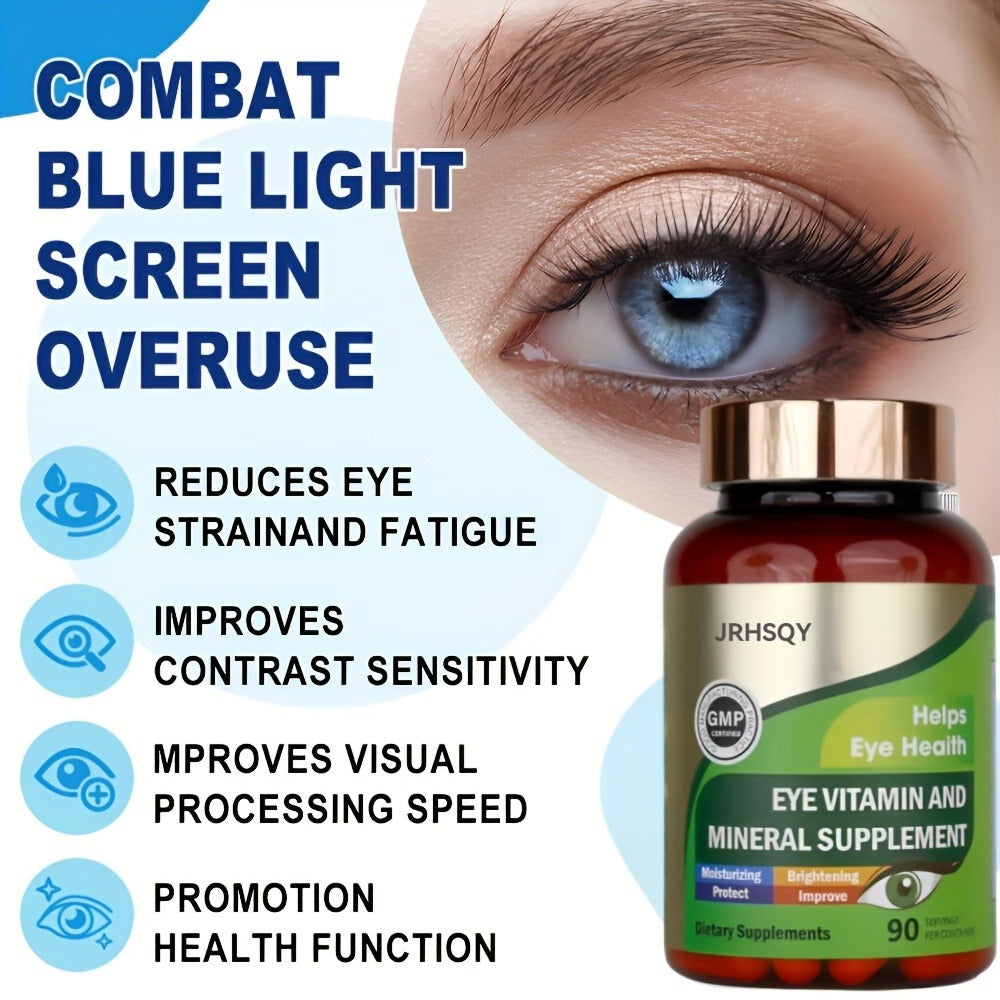 Lutein & Zeaxanthin Eye Vitamins Supplement with Zinc, Vitamin C & E, Advanced Vision & Macular Health — image 6