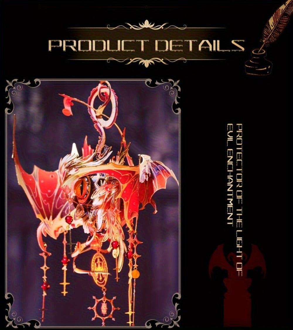 3D Metal Puzzle Model Kit, God's Eye & Angel's Eye MU Assembly, Laser-Cut DIY Craft, Artistic Home & Office Decor — image 22