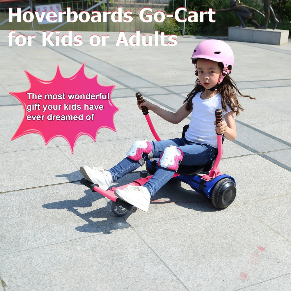 Hoverboard Go Kart Seat Attachment Buggy Conversion Kit 6.5-10 Inch with the Listed Color, Size or Set Options for Everyday U