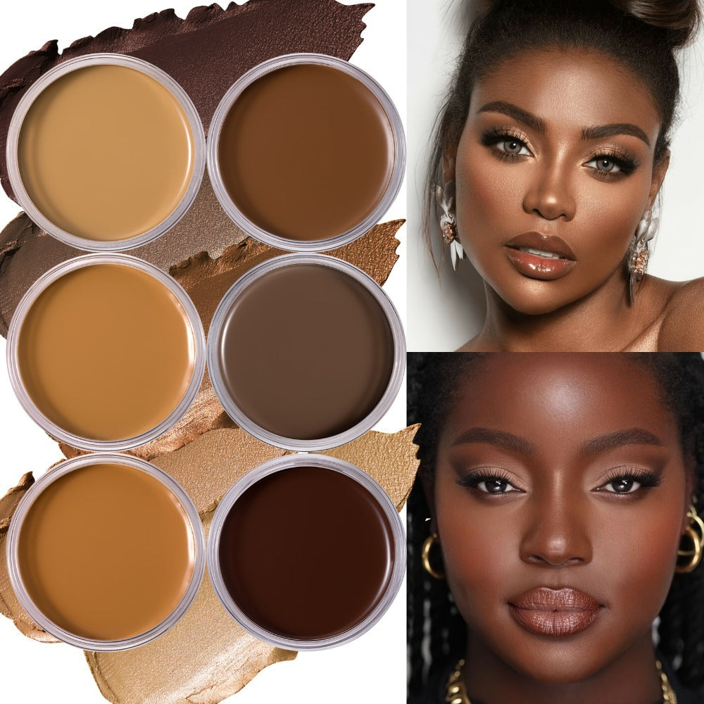 Velvet-Look Cream Foundation in 0.7 oz Round Jar with Six Shade Options from Light to Deep — image 13