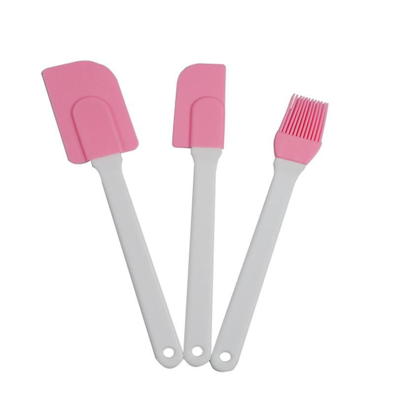3 pcs set silicone cream spatula