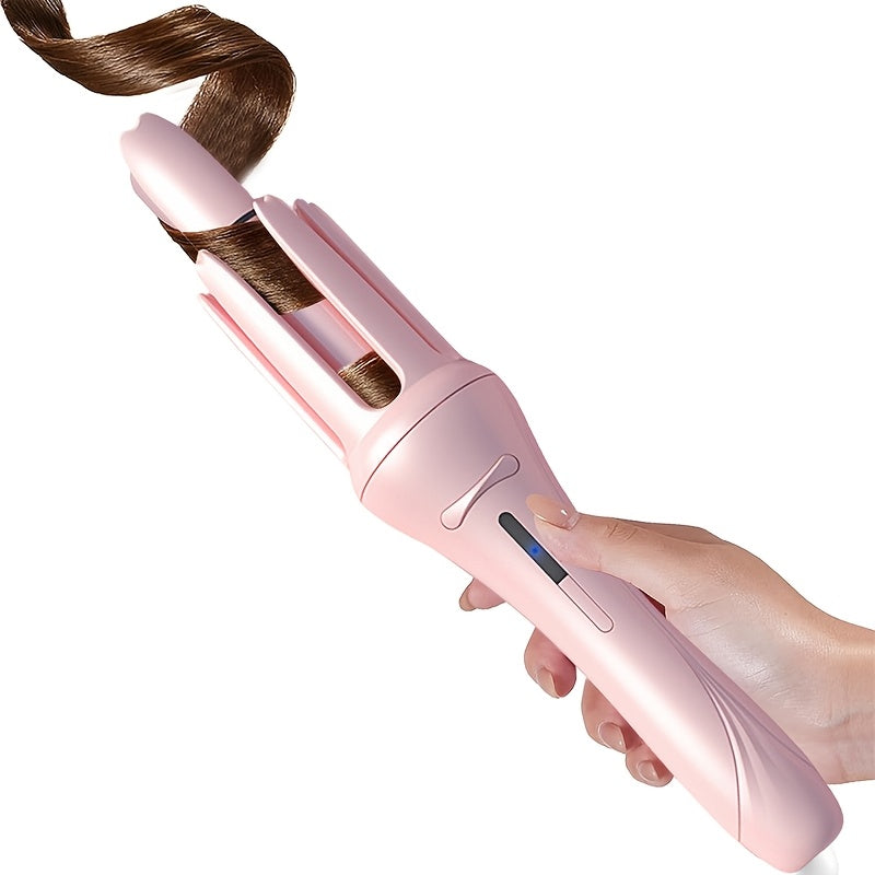 Automatic Curling Iron for Women with Ionic Technology, 4 Temperature Settings, 3 Timer Options, Dual-Direction Rotation — im