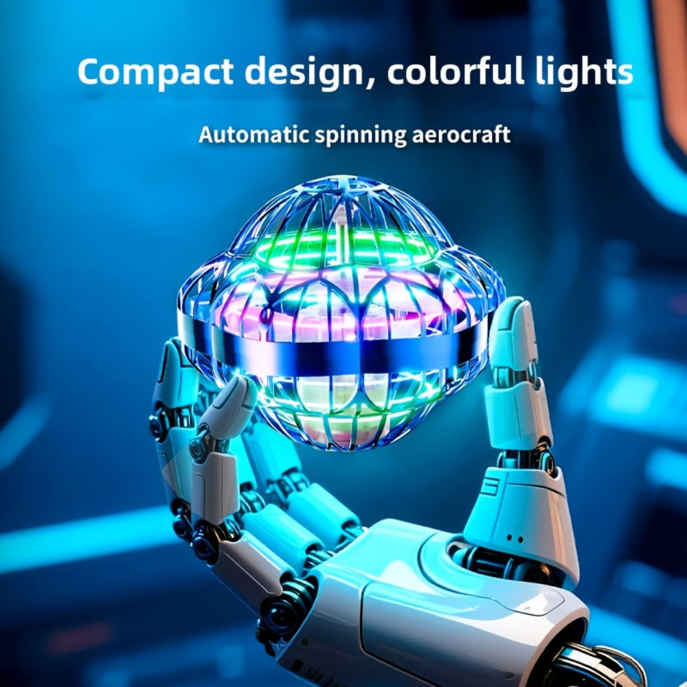 UFO Flying Ball Toy Smart Sensor Hovering Drone Hexagonal Spinning Saucer with the Listed Color, Size or Set Options for Ever