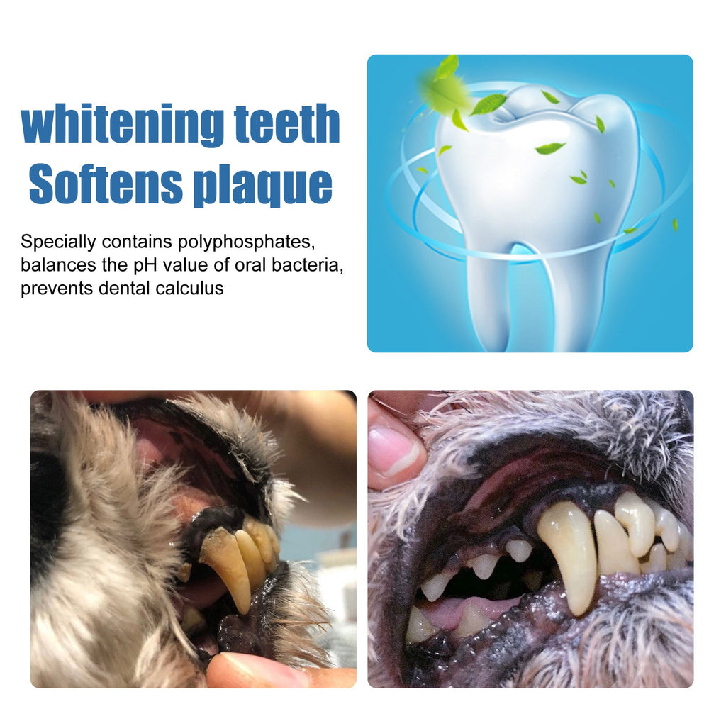 Pet Tartar Remover, Removing Dental Calculus Yellow Teeth Halitosis Cleaning Teeth Mouth Foam Cleaner