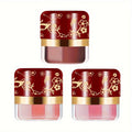 Powder Blush Set 3 Colors with Pearl Powder Rose Oil & Squalane Formula, for Makeup, Travel and Everyday Vanity Use — image 1