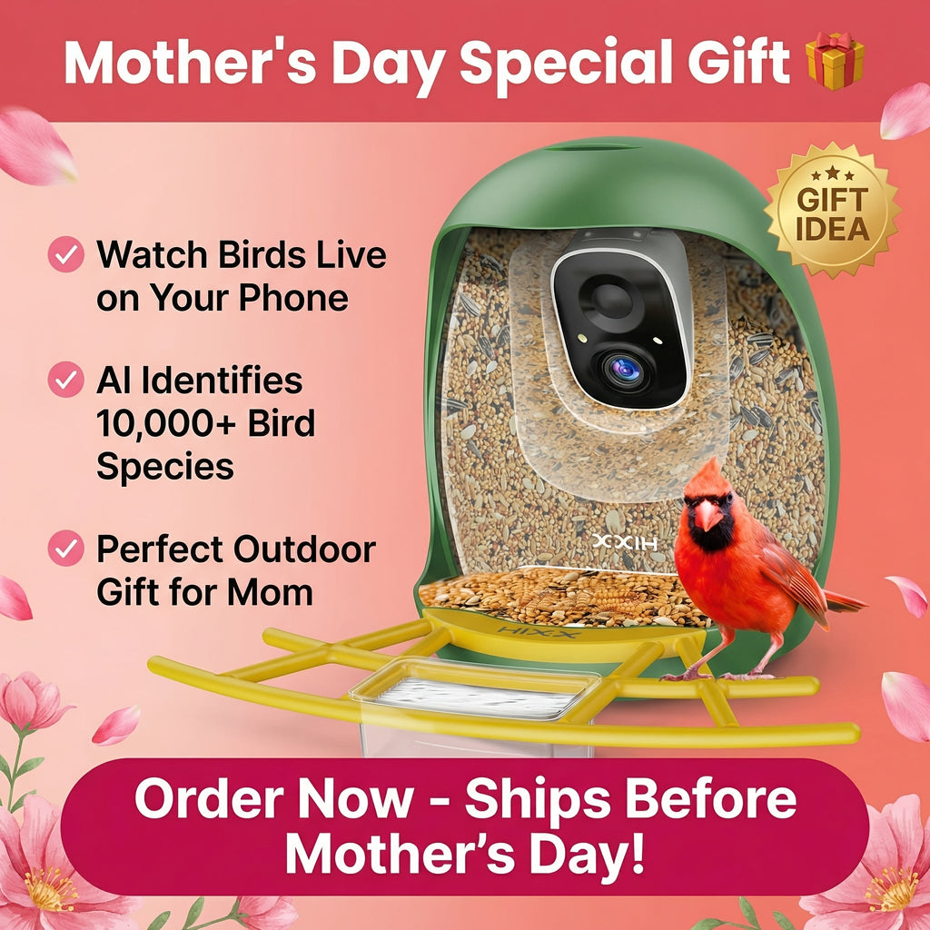 Smart Bird Feeder with Camera AI Bird Identification, 2K HD Live View, Auto Capture & Color Night Vision — image 5