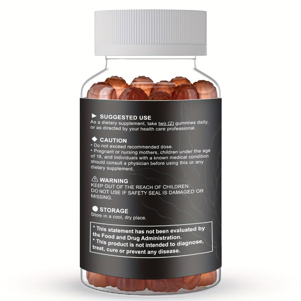 Sea Moss Gummies 1445mg with Shilajit Black Seed Oil Ashwagandha Elderberry Chlorophyll Turmeric Bladderwrack Ginger — image 