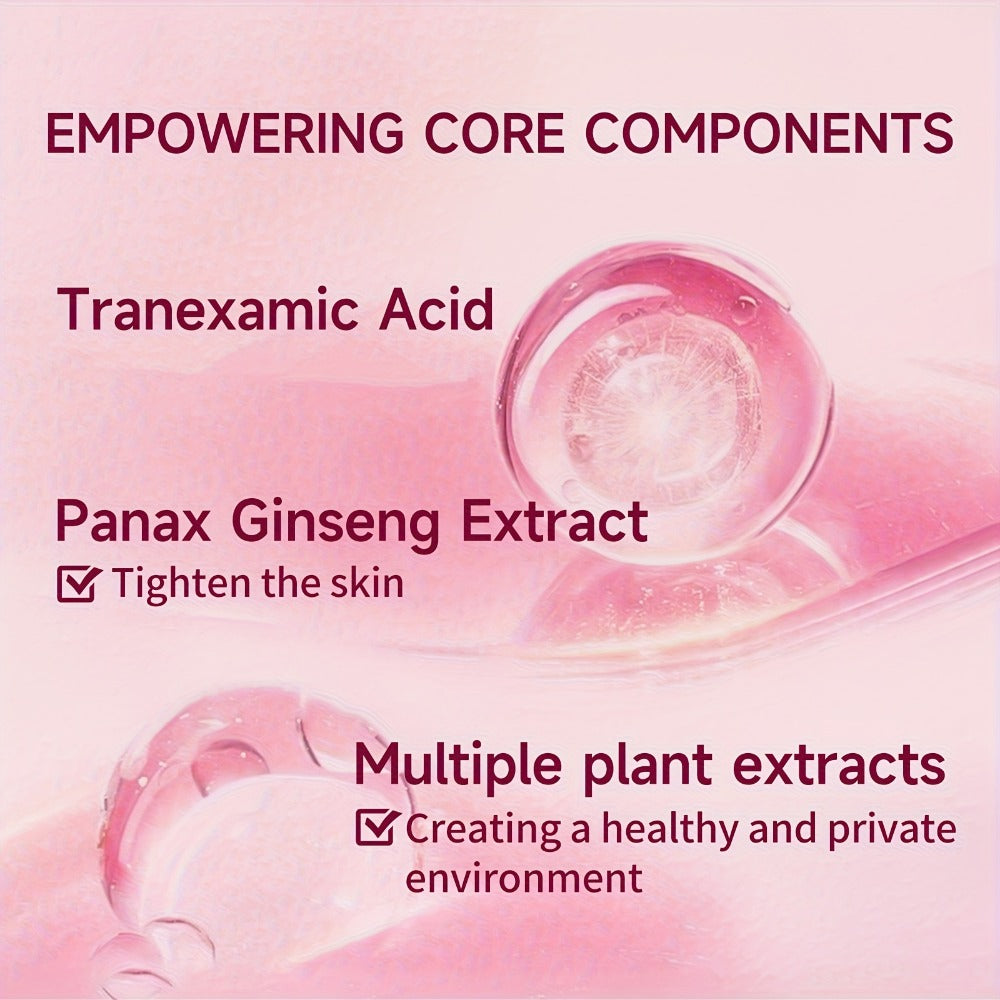 Panax Ginseng Intimate Area Serum for Women, & with Tranexamic Acid & Hyaluronic Acid, Gentle Nourishing Private Area Serum —
