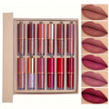 Non-Stick Matte Lip Gloss Set 12 Pcs Non-Fading Long-Lasting Liquid Lipstick Assorted Colors with Wand Applicator — image 7