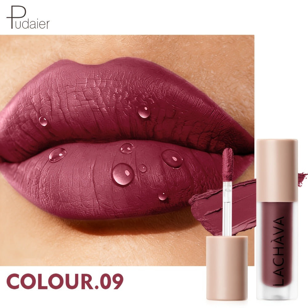 Velvet Matte Liquid Lip Color in Five Coordinated Nude-Tone Shades with 7.4cm Square Tube and Wand — image 4