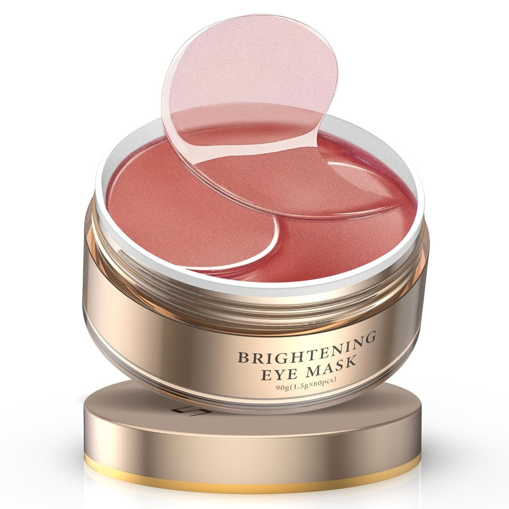 Pink Jar-Style Under-Eye Patches with Wide Finger Tabs and One- or Two-Box Caffeine Package Options — image 4