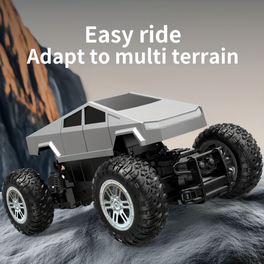 1:16 RC Monster Truck 2.4GHz 4WD Large Wheel Off-Road Pickup with LED Lights 45° Climb, Remote Control Car for Boys Kids — im