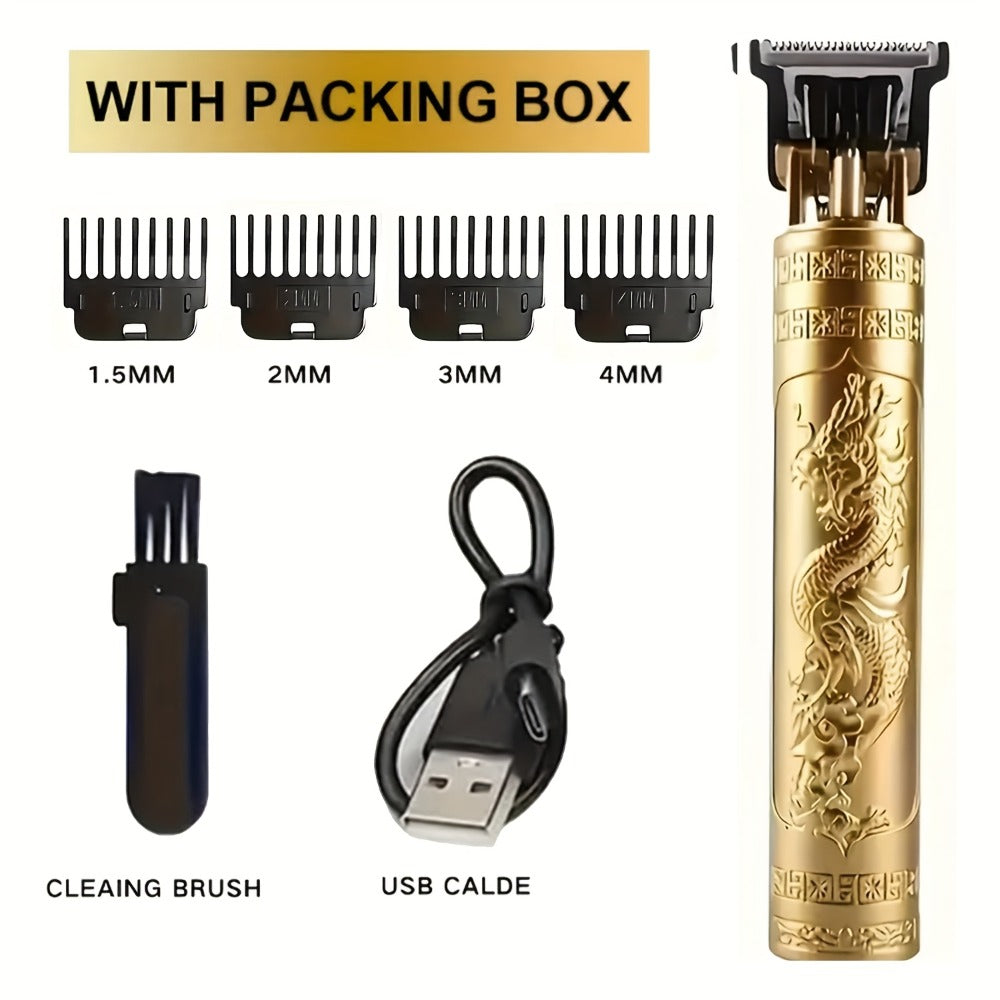 Hair Clipper Retro T-Blade Cordless Trimmer with LED Display, USB Charging and T9 or T10 Style Options — image 4
