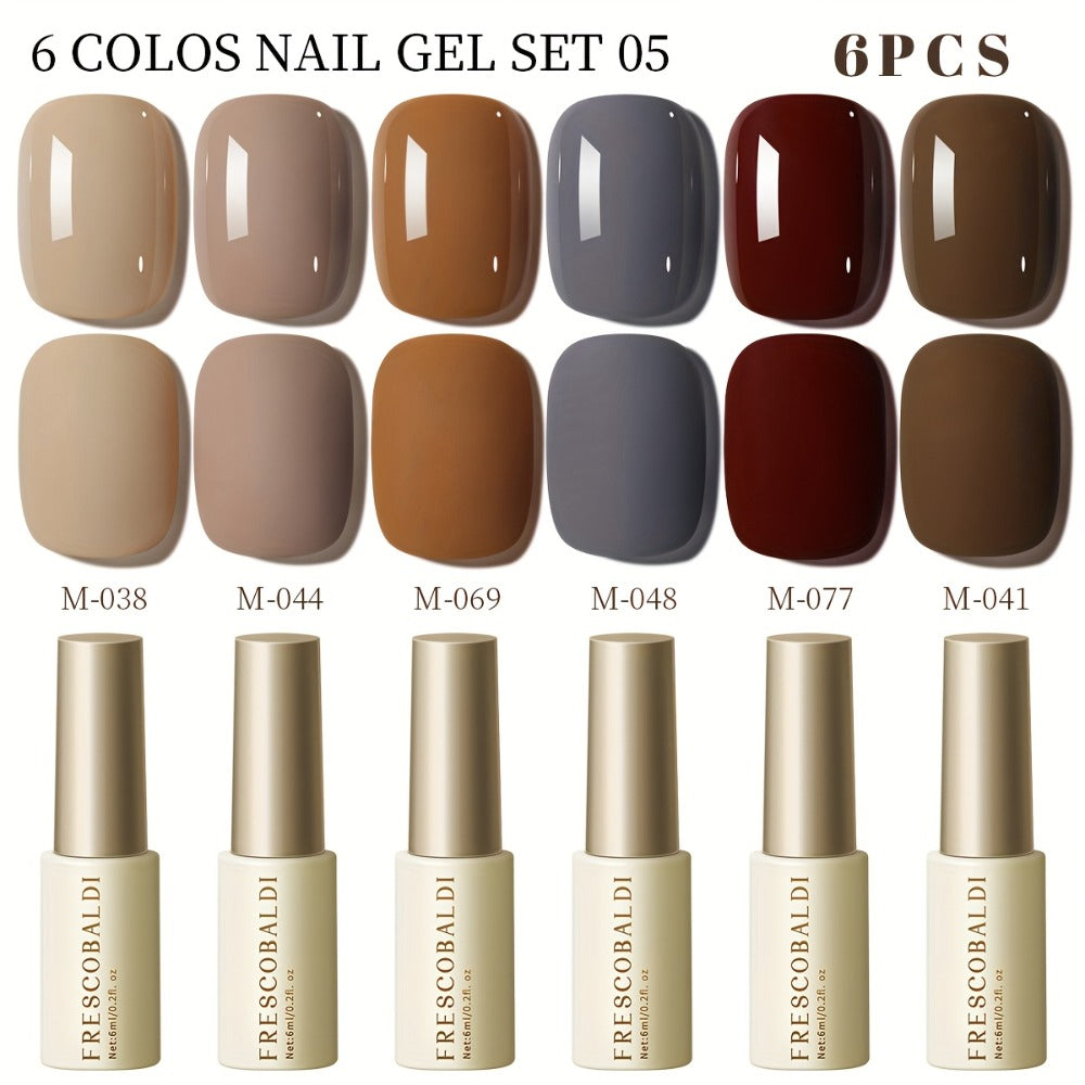 Gel Nail Polish Set with IRISGOBLADI Label, 6 Solid Colors per Set and 8 Retained Palettes — image 5
