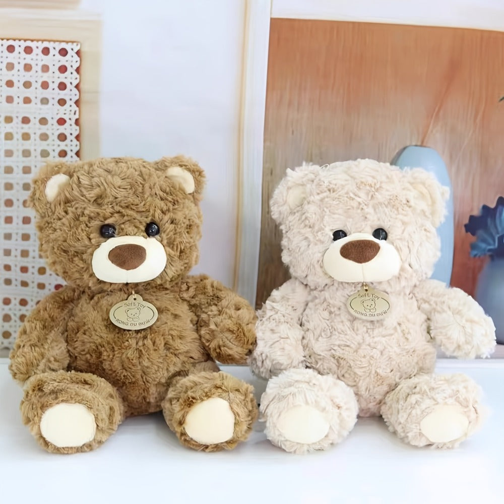 Plush Toy Oversized-Style Teddy Bear in Beige or Brown with Classic Seated Bear Details and Gifting — image 2