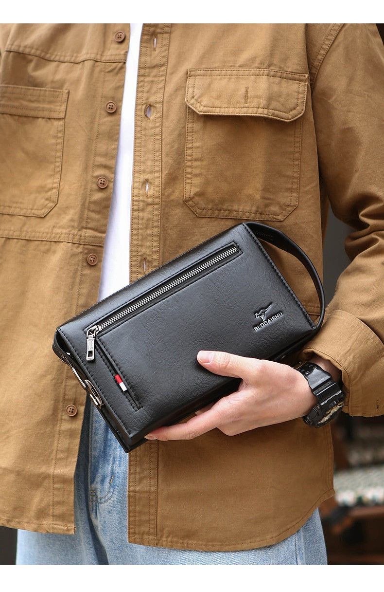 New Mens Wallet With A Combination Lock And Clutch Design
