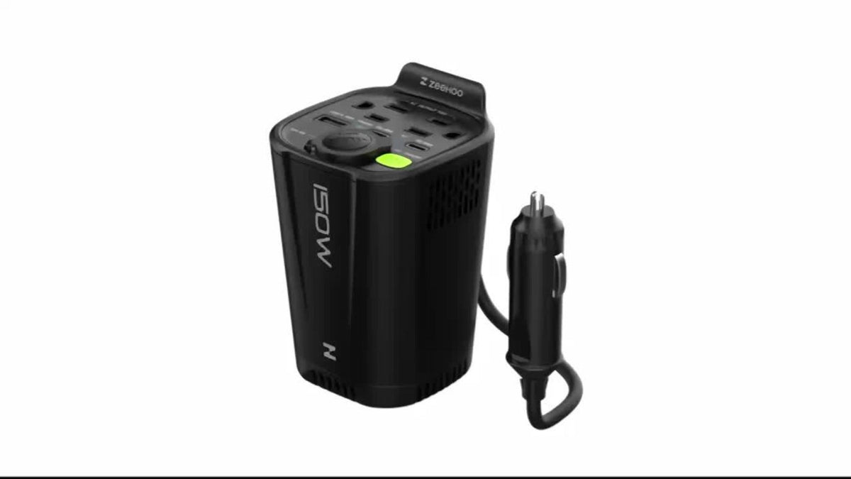 Car Power Inverter with Two 110V AC Outlets and USB-C Ports for Vehicles — image 7