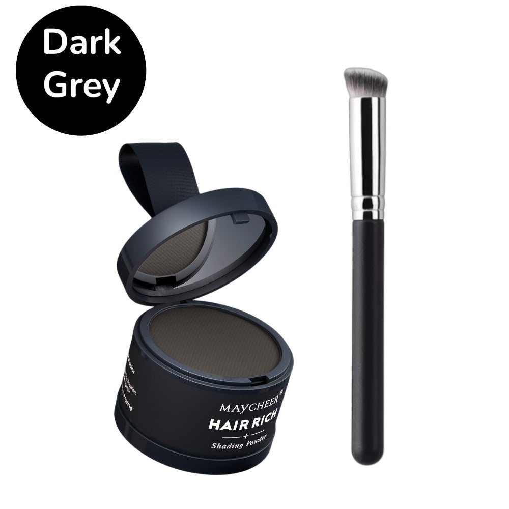 Beard Touch-Up Powder for Men - Instant Gray Coverage Beard Filler for Sparse Patchy Beard for Makeup, Travel and Everyday Va