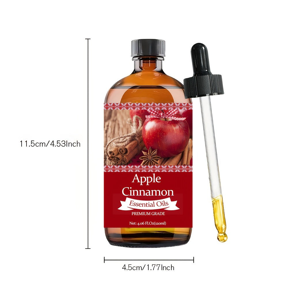 Aromatherapy Oil Apple Cinnamon Blend with Aloe Vera and Jojoba Oil in 120ml Bottle for Diffuser and Massage — image 5