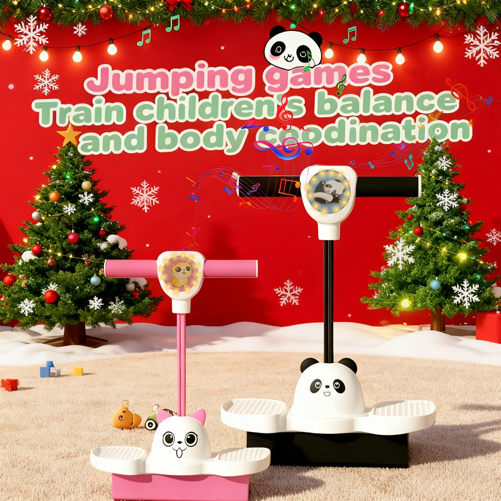 Hop Ball for Kids & Adults Luminous, Thickened Rubber Bouncing Balance Ball, Princess Pink & Panda Black — image 12
