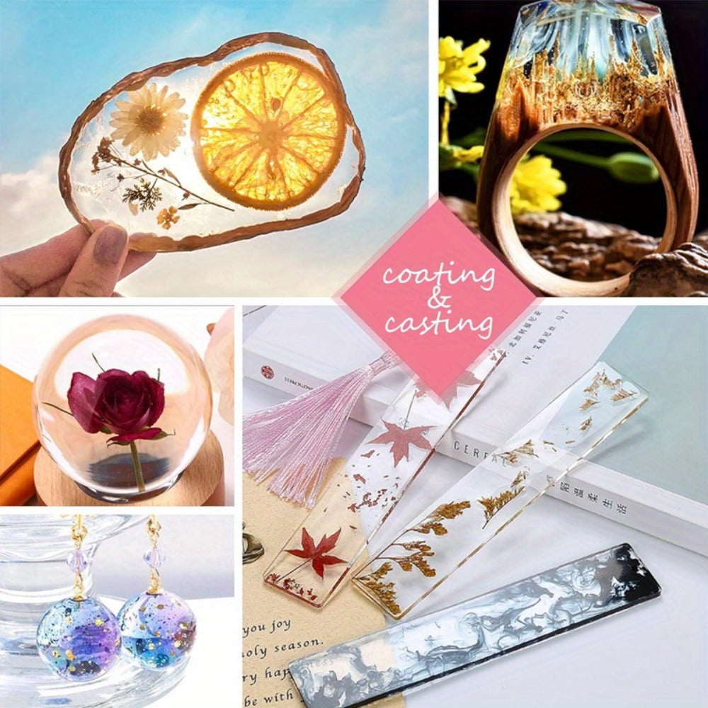 UV Resin Fast Curing Crystal Clear High Viscosity Transparent Epoxy Resin for Jewelry Making Casting & Crafts — image 12