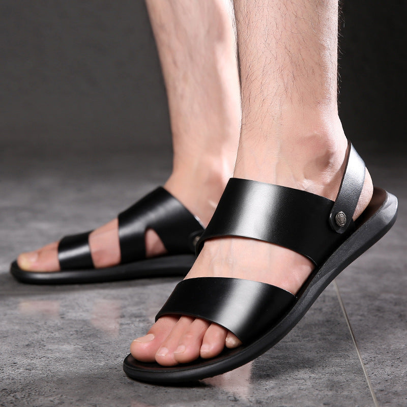 Men's Casual Beach Shoes With Soft Sole And Anti Slip Function