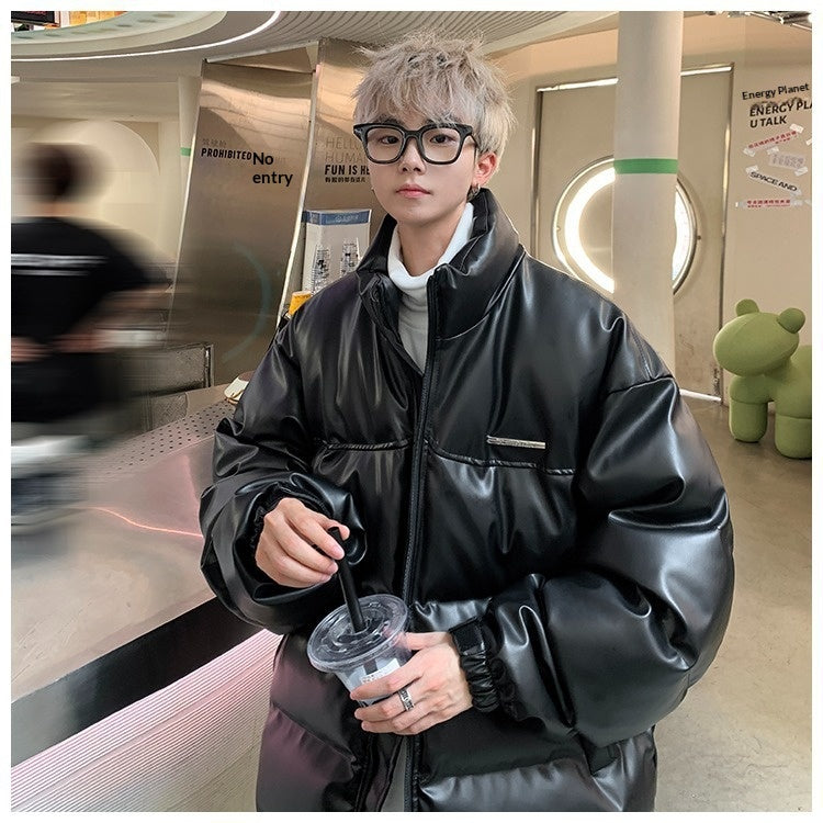 Mens New-Style Thickened Cotton Padded Jacket In American Street Style