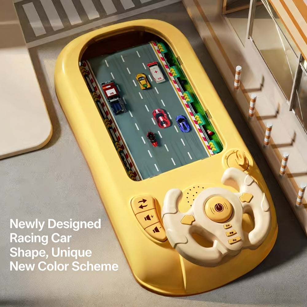 Electronic Racing Steering Wheel Game Toy with 200 Pictured Levels, Two Speeds and Yellow or Green Options — image 10