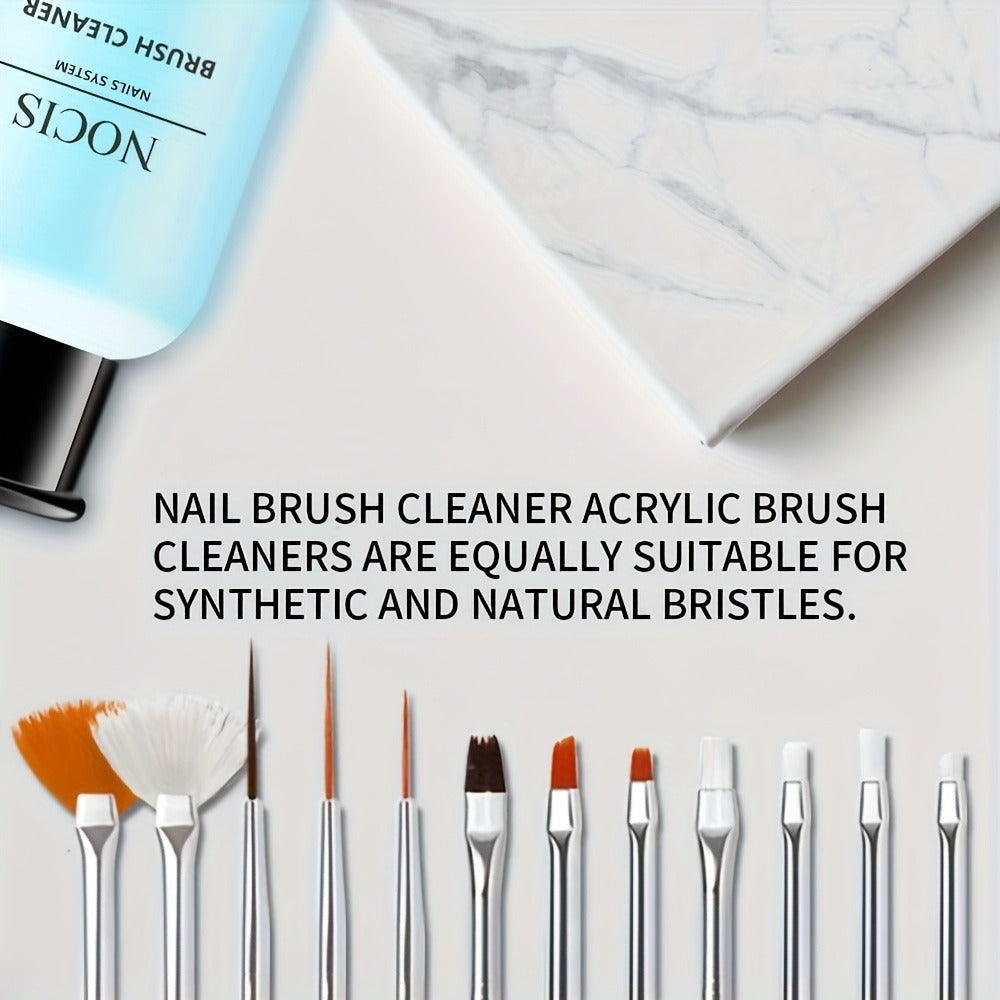 Acrylic Nail Brush Cleaner & Conditioner 2-Pack Wash Pen for Home and Salon Manicures, with the Listed Configuration — image 